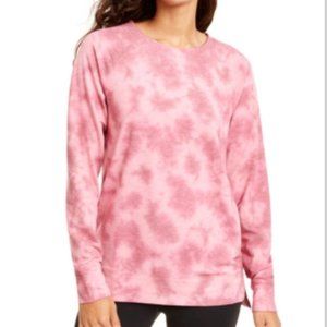 Tie-Dyed High-Low Hem Sweatshirt